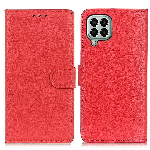 Handytasche Stand Schutzhülle Flip Leder Hülle A03D für Samsung Galaxy M33 5G Rot