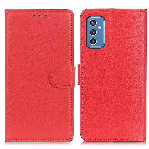 Handytasche Stand Schutzhülle Flip Leder Hülle A03D für Samsung Galaxy M52 5G Rot