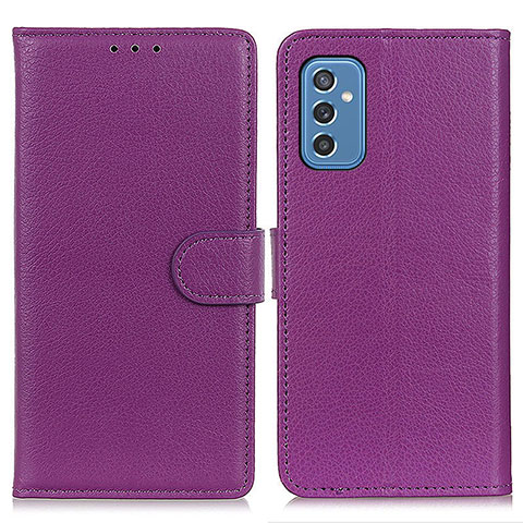 Handytasche Stand Schutzhülle Flip Leder Hülle A03D für Samsung Galaxy M52 5G Violett