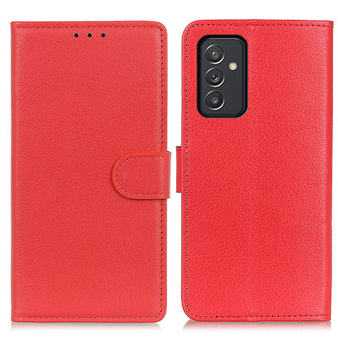 Handytasche Stand Schutzhülle Flip Leder Hülle A03D für Samsung Galaxy Quantum2 5G Rot