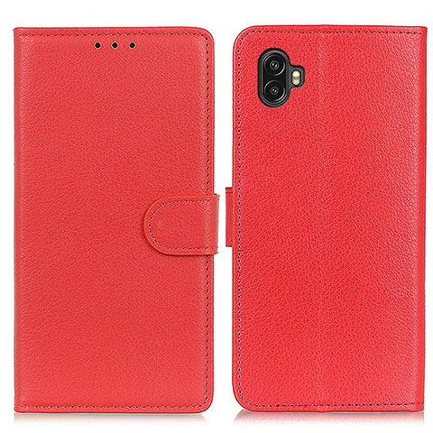 Handytasche Stand Schutzhülle Flip Leder Hülle A03D für Samsung Galaxy Xcover Pro 2 5G Rot