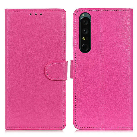 Handytasche Stand Schutzhülle Flip Leder Hülle A03D für Sony Xperia 1 IV SO-51C Pink