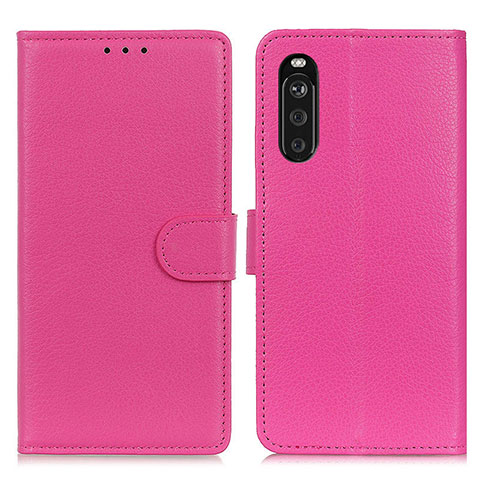 Handytasche Stand Schutzhülle Flip Leder Hülle A03D für Sony Xperia 10 III Pink