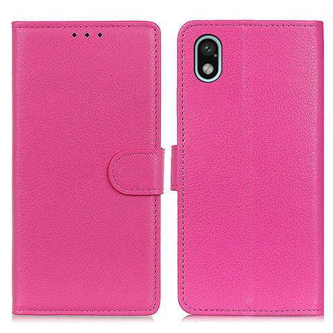 Handytasche Stand Schutzhülle Flip Leder Hülle A03D für Sony Xperia Ace III SO-53C Pink