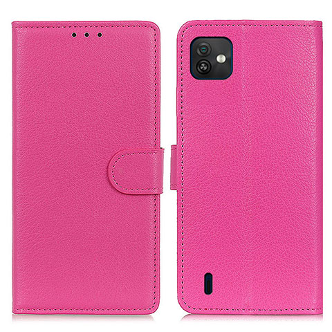 Handytasche Stand Schutzhülle Flip Leder Hülle A03D für Wiko Y82 Pink