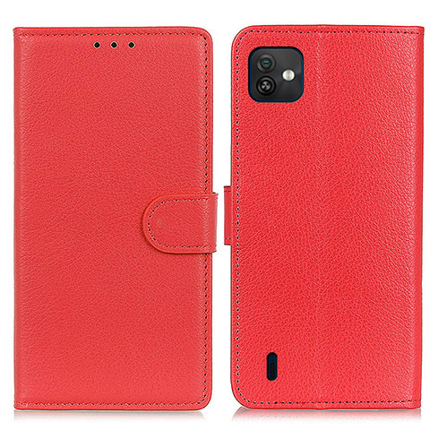 Handytasche Stand Schutzhülle Flip Leder Hülle A03D für Wiko Y82 Rot