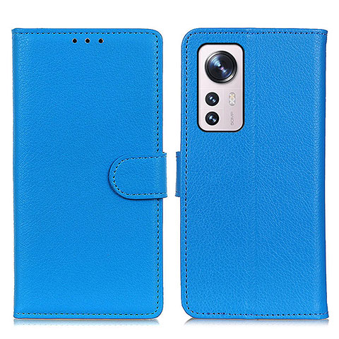 Handytasche Stand Schutzhülle Flip Leder Hülle A03D für Xiaomi Mi 12S 5G Hellblau