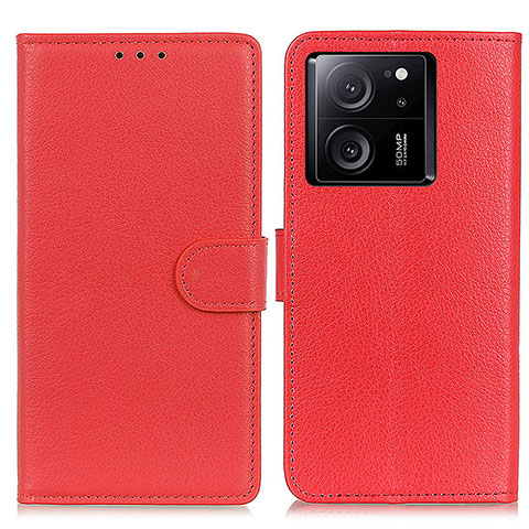 Handytasche Stand Schutzhülle Flip Leder Hülle A03D für Xiaomi Mi 13T 5G Rot