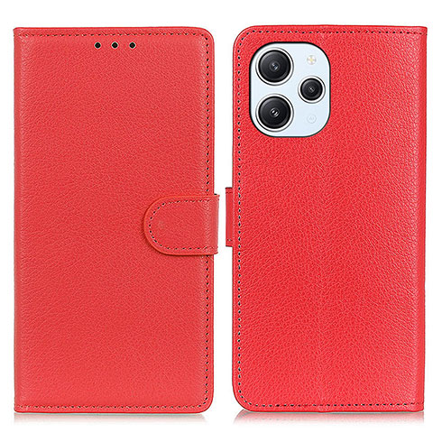 Handytasche Stand Schutzhülle Flip Leder Hülle A03D für Xiaomi Redmi 12 4G Rot