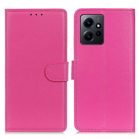 Handytasche Stand Schutzhülle Flip Leder Hülle A03D für Xiaomi Redmi Note 12 4G Pink