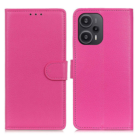 Handytasche Stand Schutzhülle Flip Leder Hülle A03D für Xiaomi Redmi Note 12 Turbo 5G Pink