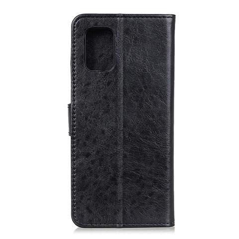 Handytasche Stand Schutzhülle Flip Leder Hülle A04D für Motorola Moto Edge S 5G Schwarz