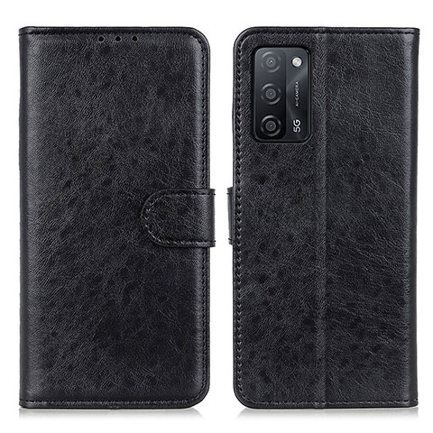 Handytasche Stand Schutzhülle Flip Leder Hülle A04D für Oppo A53s 5G Schwarz