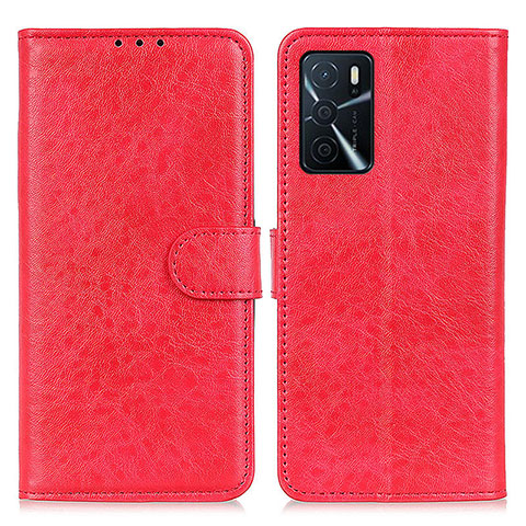 Handytasche Stand Schutzhülle Flip Leder Hülle A04D für Oppo A54s Rot