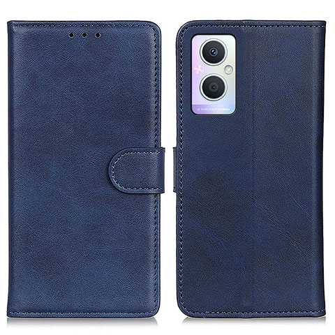 Handytasche Stand Schutzhülle Flip Leder Hülle A04D für Oppo F21s Pro 5G Blau