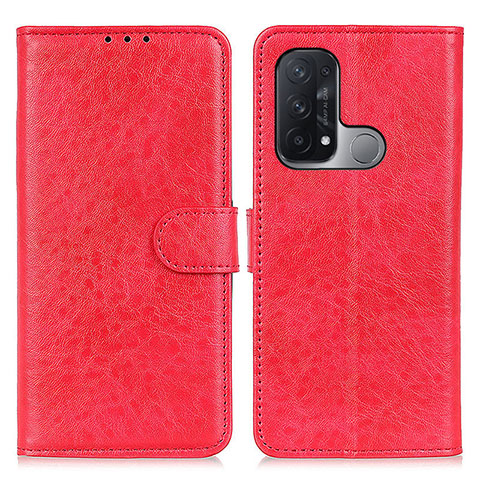 Handytasche Stand Schutzhülle Flip Leder Hülle A04D für Oppo Reno5 A Rot