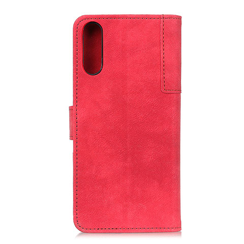 Handytasche Stand Schutzhülle Flip Leder Hülle A04D für Samsung Galaxy A02 Rot