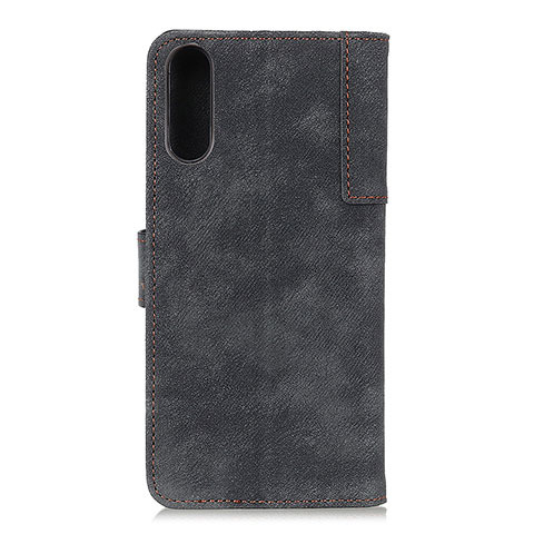 Handytasche Stand Schutzhülle Flip Leder Hülle A04D für Samsung Galaxy A02 Schwarz