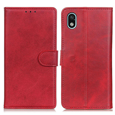 Handytasche Stand Schutzhülle Flip Leder Hülle A04D für Sony Xperia Ace III Rot