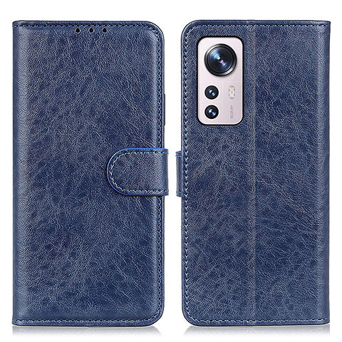 Handytasche Stand Schutzhülle Flip Leder Hülle A04D für Xiaomi Mi 12S 5G Blau