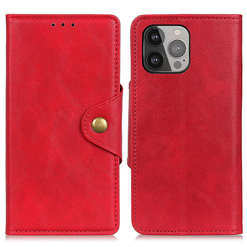 Handytasche Stand Schutzhülle Flip Leder Hülle A05 für Apple iPhone 14 Pro Max Rot