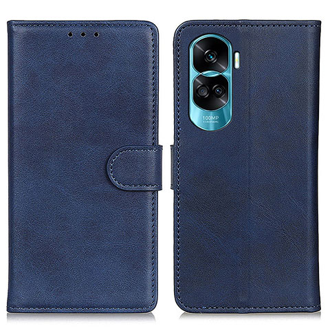 Handytasche Stand Schutzhülle Flip Leder Hülle A05D für Huawei Honor 90 Lite 5G Blau