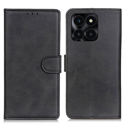 Handytasche Stand Schutzhülle Flip Leder Hülle A05D für Huawei Honor X8b Schwarz