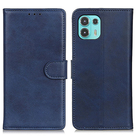 Handytasche Stand Schutzhülle Flip Leder Hülle A05D für Motorola Moto Edge 20 Lite 5G Blau