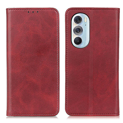 Handytasche Stand Schutzhülle Flip Leder Hülle A05D für Motorola Moto Edge 30 Pro 5G Rot