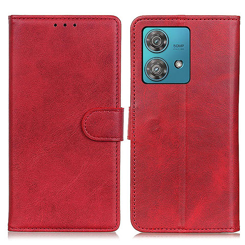 Handytasche Stand Schutzhülle Flip Leder Hülle A05D für Motorola Moto Edge 40 Neo 5G Rot