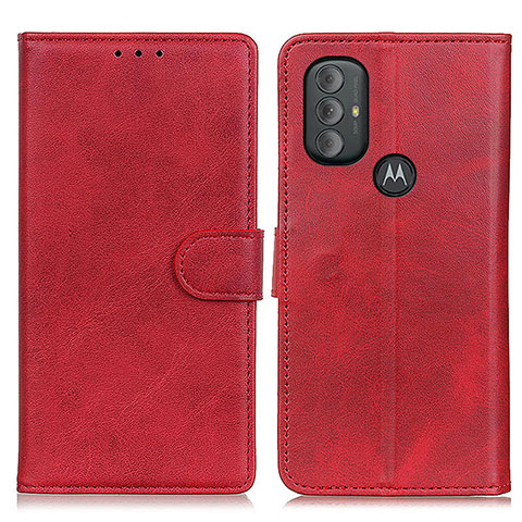 Handytasche Stand Schutzhülle Flip Leder Hülle A05D für Motorola Moto G Play (2023) Rot