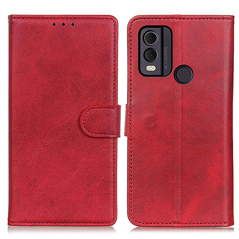 Handytasche Stand Schutzhülle Flip Leder Hülle A05D für Nokia C22 Rot