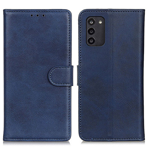 Handytasche Stand Schutzhülle Flip Leder Hülle A05D für Nokia G100 Blau