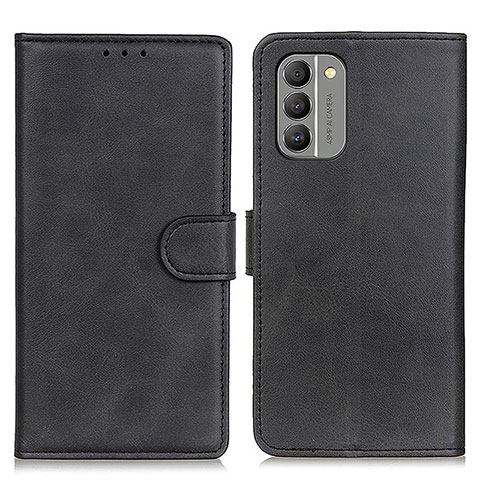 Handytasche Stand Schutzhülle Flip Leder Hülle A05D für Nokia G400 5G Schwarz