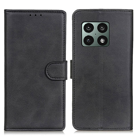 Handytasche Stand Schutzhülle Flip Leder Hülle A05D für OnePlus 10 Pro 5G Schwarz