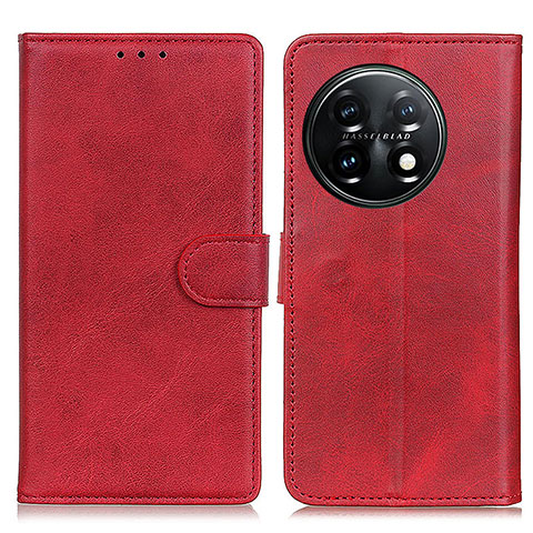 Handytasche Stand Schutzhülle Flip Leder Hülle A05D für OnePlus 11 5G Rot