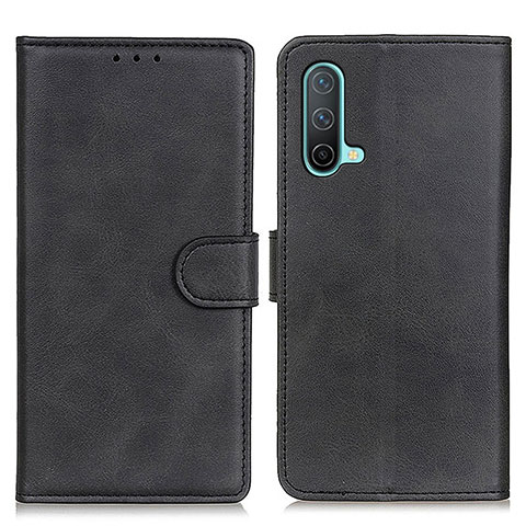 Handytasche Stand Schutzhülle Flip Leder Hülle A05D für OnePlus Nord CE 5G Schwarz