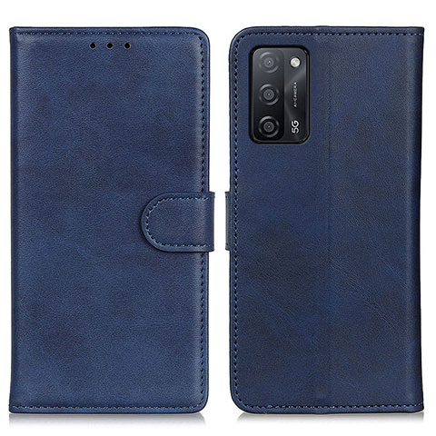 Handytasche Stand Schutzhülle Flip Leder Hülle A05D für Oppo A53s 5G Blau