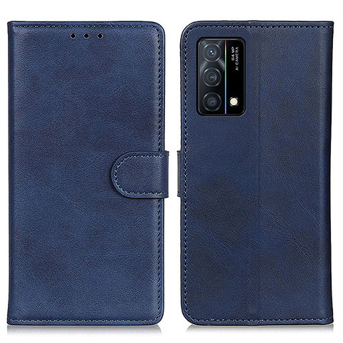 Handytasche Stand Schutzhülle Flip Leder Hülle A05D für Oppo K9 5G Blau