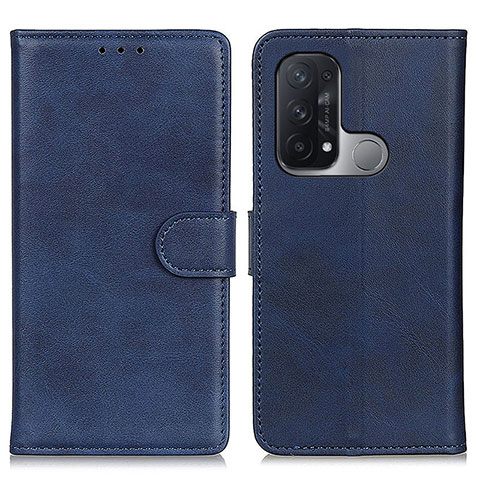 Handytasche Stand Schutzhülle Flip Leder Hülle A05D für Oppo Reno5 A Blau