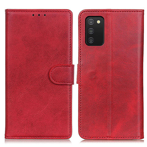 Handytasche Stand Schutzhülle Flip Leder Hülle A05D für Samsung Galaxy A03s Rot