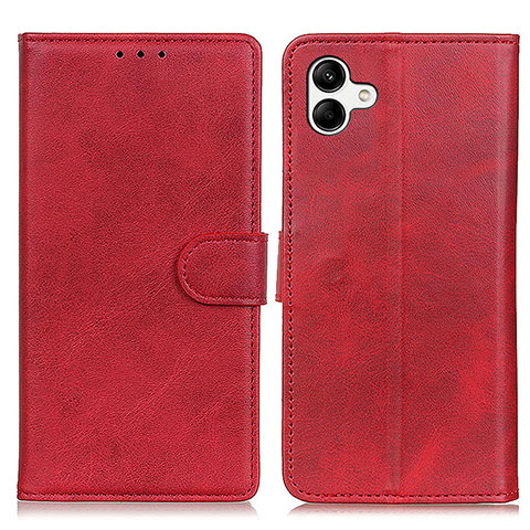 Handytasche Stand Schutzhülle Flip Leder Hülle A05D für Samsung Galaxy A04 4G Rot