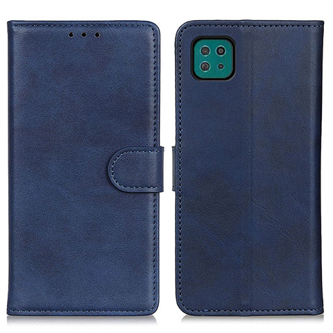 Handytasche Stand Schutzhülle Flip Leder Hülle A05D für Samsung Galaxy A22 5G Blau