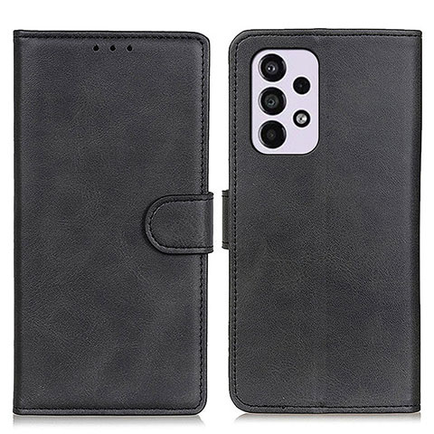 Handytasche Stand Schutzhülle Flip Leder Hülle A05D für Samsung Galaxy A33 5G Schwarz