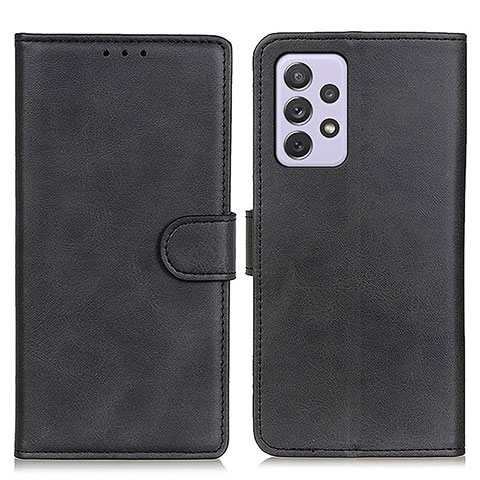 Handytasche Stand Schutzhülle Flip Leder Hülle A05D für Samsung Galaxy A73 5G Schwarz