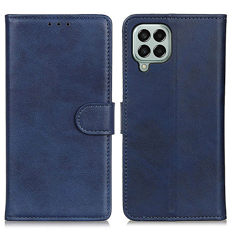 Handytasche Stand Schutzhülle Flip Leder Hülle A05D für Samsung Galaxy M33 5G Blau