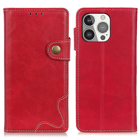 Handytasche Stand Schutzhülle Flip Leder Hülle A06 für Apple iPhone 14 Pro Max Rot