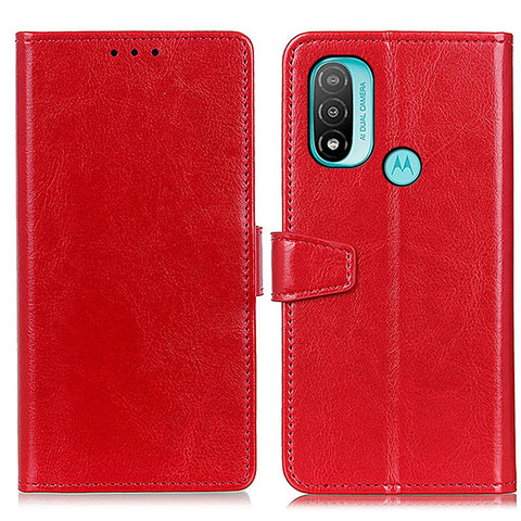 Handytasche Stand Schutzhülle Flip Leder Hülle A06D für Motorola Moto E40 Rot