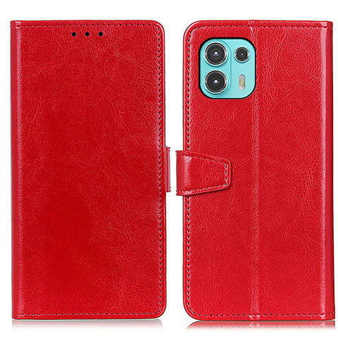 Handytasche Stand Schutzhülle Flip Leder Hülle A06D für Motorola Moto Edge 20 Lite 5G Rot