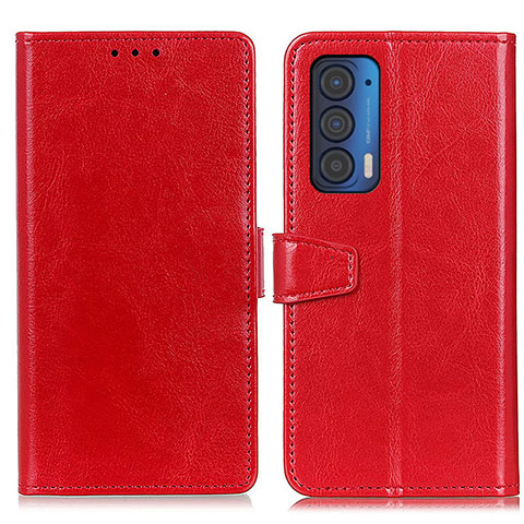 Handytasche Stand Schutzhülle Flip Leder Hülle A06D für Motorola Moto Edge (2021) 5G Rot